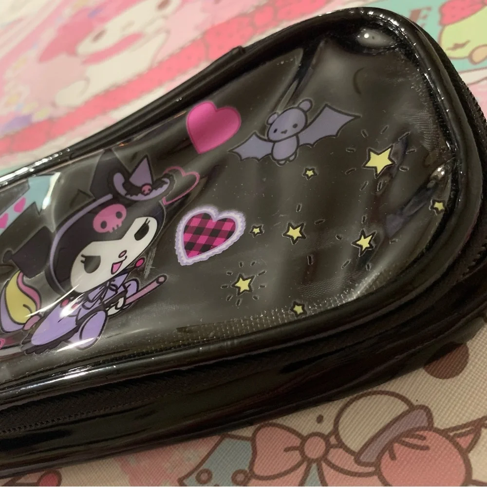 Kuromi Black Pencil Case/ Cosmetic Bag